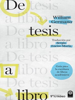 cover image of De tesis a libro